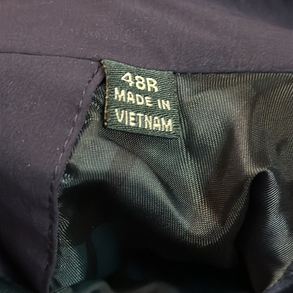 48R Ralph Lauren Rain Jacket Navy - Picture 2 of 3
